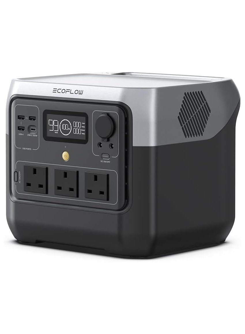 EF ECOFLOW Portable Power Station RIVER 2 Pro, 768Wh LiFePO4 Battery, 70 Min Fast Charging, 4X800W (X-Boost 1600W) AC Outlets, Solar Generator for Outdoor Camping