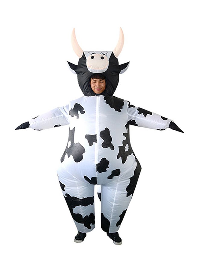 Inflatable Polyester Cow Cosplay Costume 200centimeter